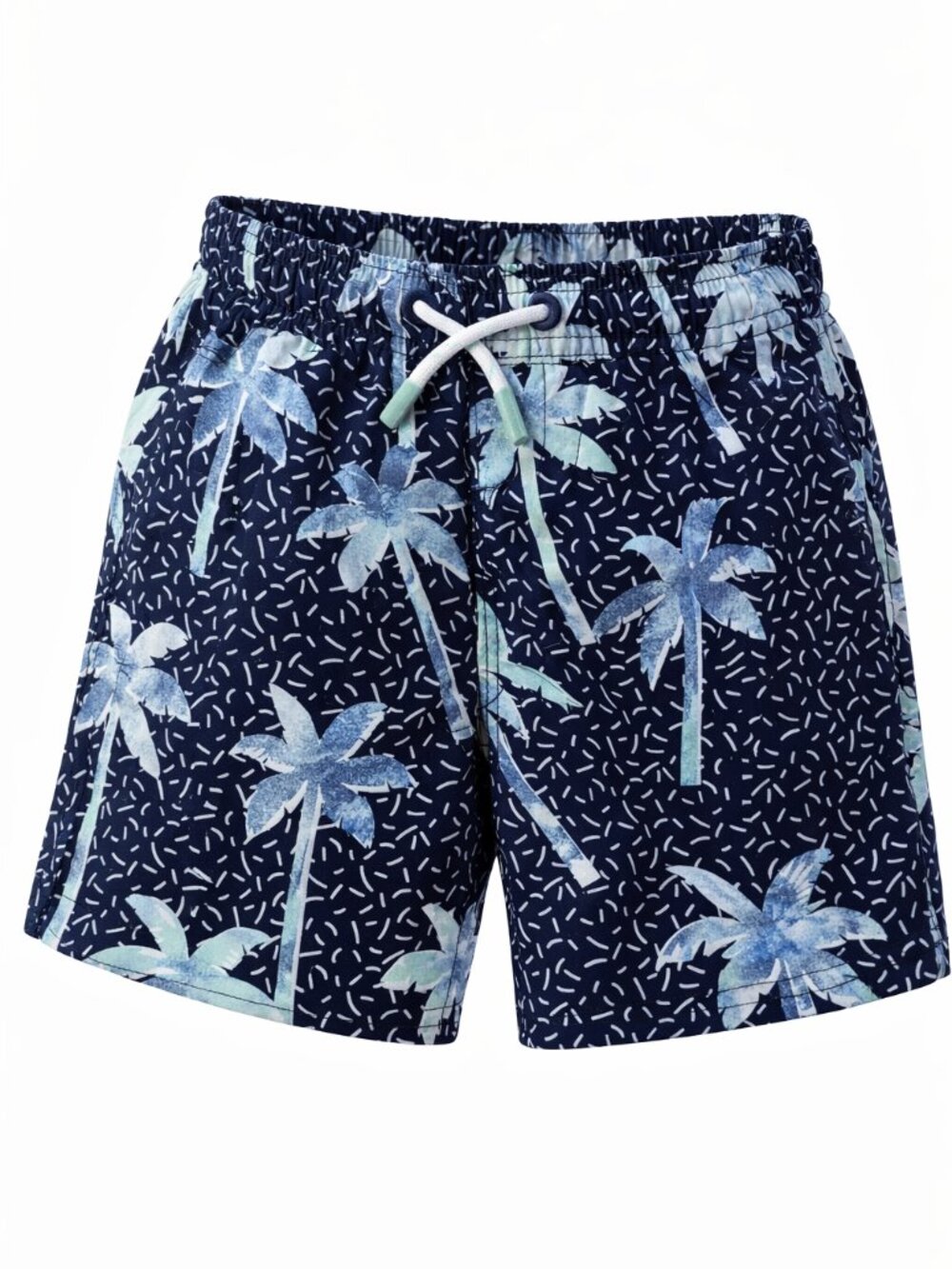Toddler Boys’ 2T Swim Shorts • Tropical Palm Print • BNWT